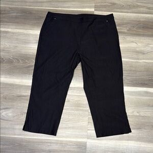 Tribal black dress pants capris size 18
